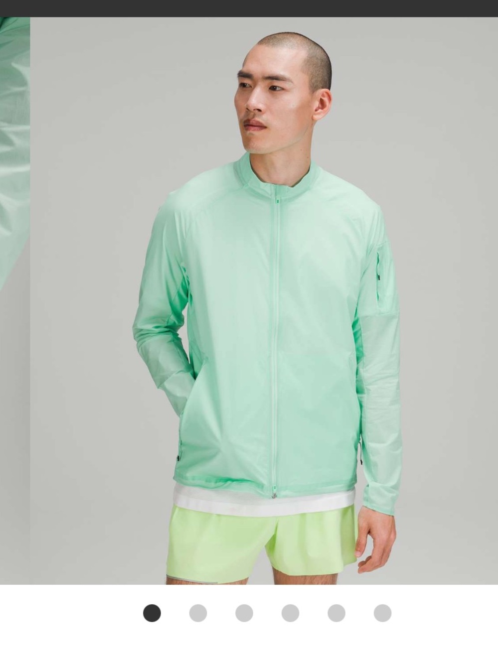 NWOT Lululemon Fast and Free Jacket
Wild Mint